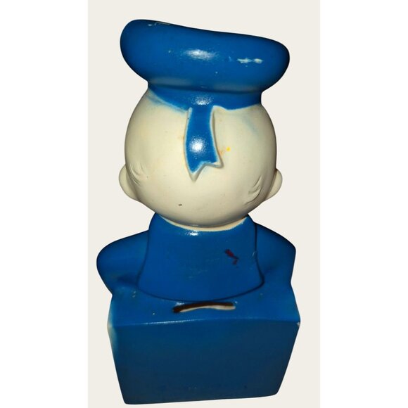 Vintage Donald Duck Rubber Coin Bank Figurine Collectible Toy - Picture 4 of 7